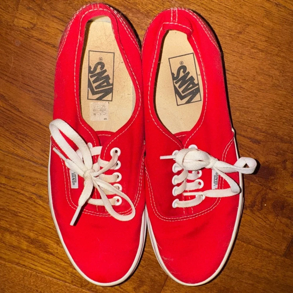 Vans Red Women's Sneakers - Picture 2 of 5